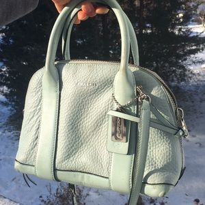 SOLD Blue Coach purse